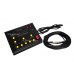Gigertop TP-D21 DMX Fire Machine Controller Box Mini Size Color Switch Button 2 DMX 512 Out Connector Address Setting 110V/220V